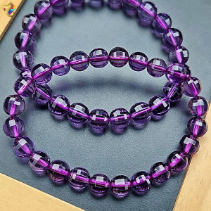 Graduation Grade Faceted Amethyst Bracelet