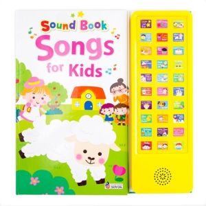 หนังสือเสียง เล่ม song Soundbook ชุด Song For Kid ของแท้ หนังสือเสียงที่เสียงดีที่สุด เสียงใส สำเนียงเป๊ะ มี 30 เพลง