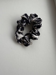 ready stock 19mm mulberry silk hair scrunchies for women houndstooth hair tie for lady high quality hair accessories