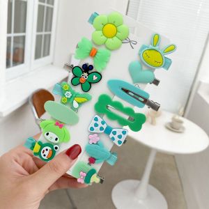 14PC SET JEPITAN RAMBUT ANAK KOREA HAND MADE / JEPIT RAMBUT LUCU / JEPITAN RAMBUT KOREA