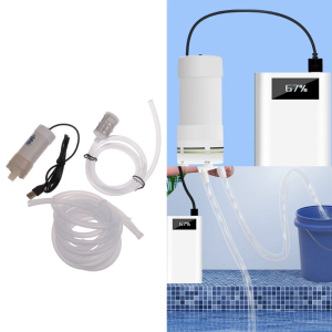 Water Dispenser with USB Power Supply and Self Priming Pump Balcony Waterlogging Water Pump Fish Tank Water Pump