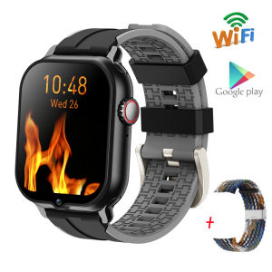 2024 New Kids Watch Android 9.0 4G Smart Watch SIM Card Children GPS Location Phone Watch Wifi Internet Video Call SOS Function Boy Girl Pedometer