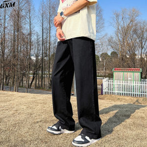 jeans korean style pria /High Street Dicuci Sederhana/ celana jeans pria/Longgar Lebar Kaki Celana loose jens straight baggy pants pria /celana jeans cowo/celana korean style/celana jeans pria/celana jeans hitam pria/celana longgar pria/kasual olahraga