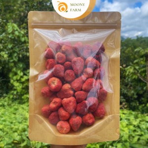 Dâu Tây Sấy Giòn/ Dâu Tây Sấy Thăng Hoa - Moony Farm Đà Lạt