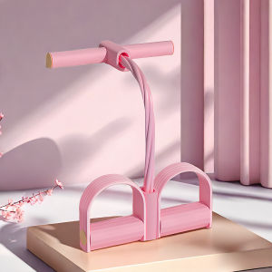 2026 Hot Sale [ Shipped from China ] Pedal resistance trainer with six-strand pull rope multifunctional small swallow-shaped resistance trainer home use sit-up assist resistance rope B3