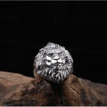 Sinboia Domineering Lion Head Silver Ring For Men. 