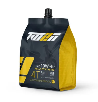 TWIIN Scooter Fully Synthetic Engine Oil 4T 1L Pack 10W-40