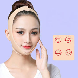 Đai nâng cơ mặt V-line chất liệu cotton co giãn thoáng khí giúp nâng cơ và giảm nọng cằm hiệu quả