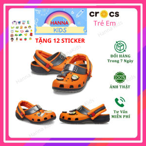 Dép Cross Classic Naruto - Graphite cho bé trai trẻ em Sục Croc HannaKids giày xục Cros Clog Kid Size 27 28 29 30 Tuổi - Thế Giới Cross