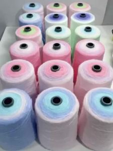 【Ship in 24H】yarn花束毯子七星毯子钩织3股中粗毛线手工渐变DIY蛋糕线毛衣披肩围巾现货/5.6