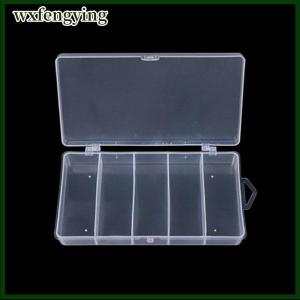 wxfengying 5 Compartments Fishing Tackle Box Storage Case Fly Fishing Lure Spoon Hook Bait Case Boxes Fishing Accessories Tools