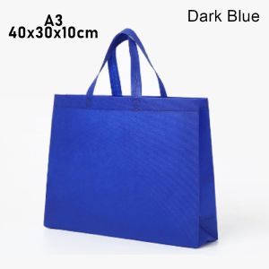 A3 SIZE Non-Woven Horizontal Plain Tote Bag Eco-Friendly Reusable Recycle Shopping Grocery Bags Beg Kain Murah 环保袋