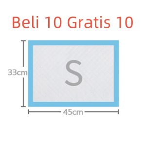 【Beli 1 Gratis 1】perlak pipis anjing Popok Kucing Anjing Alas Pipis Anjing Alas Pipis Pup Kucing Training Underpad Anjing Popok Hewan underpad untuk kucing