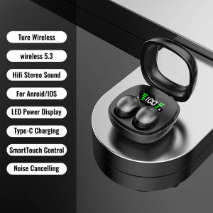 TWS Wireless Invisible Earbuds Bluetooth 5.3 Tiny Mini Sleep Headphones Hidden Noise Reduction Headsets Sports Stereo Earphones