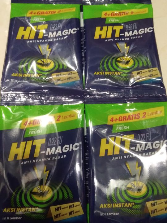 Hit Magic Kertas Bakar Sachet 1 renceng isi 12 sachet x 6 lembar kertas ...