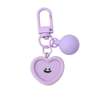 1Set 6cm Candy Colorful Resin Beads Pendant Keychain Metal Clasp Key Ring Ornament Keyring Connectors Jewelry Findings Accessories