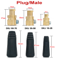 DKJ 10-25/35-50/50-70 TIG Welding Cable Panel Connector Accessory Plug Socket Welding Machine Quick Fitting Connector. 
