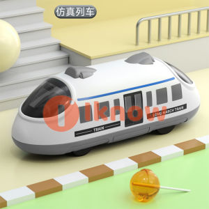 Childrens double back train toys high speed train simulation model cartoon car boy