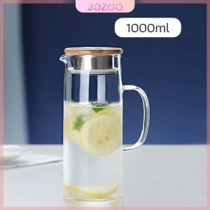 Jozoo Heat Resistant Kettle Jug Glass Water Jar Hot and Cold Juice Coffee Tea 1500ml