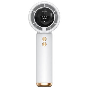 Rapid cooling Handheld Portable Powerful Fan 8000mAh LED Display USB Rechargeable Mini Portable Fan