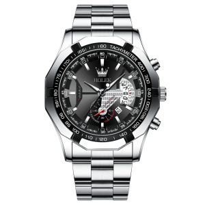 FNGEEN S001 Jam Tangan Pria Anti Air Original 100% Stainless Steel Olahraga Luxury Quartz Watch