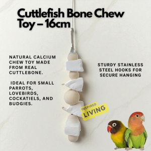 Bird Toy | Natural & Safe Parrot Toys - Interactive Chew Toy for Lovebirds Parrots Cockatiels & Budgies Prevent Boredom & Promote Healthy Beaks
