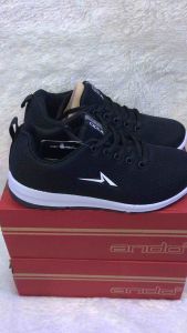 Sepatu sneakers cewek ANDO NITTA 2warna sz 33-43 (FREE KAOS KAKI)