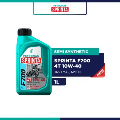 PETRONAS Sprinta F700 4T 10W40 Semi Synthetic Engine Oil (1L/1.2L)