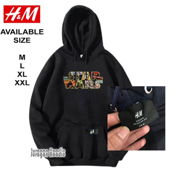 Star Wars Hoodie Pria Distro Full Label / Jaket Sweater Hoodie Star Wars Nasa Marvel Avengers USA Premium Pria Wanita