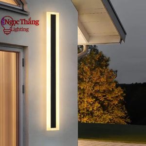 Đèn gắn tường ngoài trời 60cm treo tường ốp tường trang trí trong nhà cầu thang Led 3 màu 15W VNT225 Ngọc Thắng