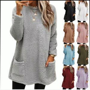 เสื้อฮู้ด ตุ๊กตา ให้ความอบอุ่น เสื้อยืด ทรงสลิมฟิต แฟชั่น กระเป๋า สไตล์สบายๆ เวลาว่าง ผู้หญิงวัยผู้ใหญ่