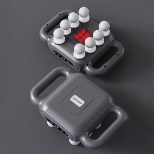 Multi-Functional Fascial Gun for Neck and Shoulder Massage with 8/16/24/28 Heads 60kg Strike Force High-Power Motor 9 Intensity Levels 1 Second Impact Multi-Part Massage