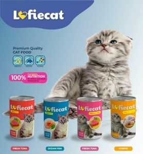 Lofi cat makanan basah kucing 400 gr makanan kaleng 400 gr