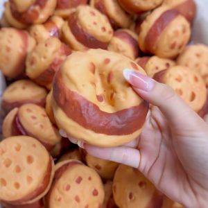 Creative Chocolate Cookie Squishy Stress Ball Toys Soft Building Block Filling Squeeze Fidget Toy Adults ASMR Sensory Anti Stress Toys