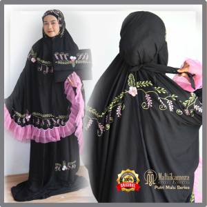 Mukena Dewasa Mukena Travel Mukena Katun Rayon Bordir Timbul Terbaru Mukenah Traveling Putri Malu Series By Malaika