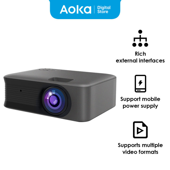 Deli Aoka Proyektor Mini / Infokus / Projector HD 1080 VS6002 | Lazada ...
