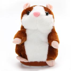 Childrenworld Ready Stock Cute Talking Nod Hamster Toy Electronic Record Chat Hamster Mouse Funny Stuffed Toys Kids Plush Toy Gift for Kids