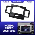 WeBetter 10.1inch 2 Din Car Radio Stereo Dashboard Modification Fascia Frame/Casing/Panel For Honda Freed 2008-2016. 
