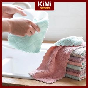 [FREESHIP❤️] Khăn Lau Đa Năng Bếp Bát Đĩa Cốc Chén Thấm Nước Chống Dính Dầu Hai Mặt Dày Dặn 13x20cm - Kimi Decor - KHĂN BẾP