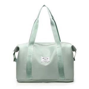 UISNMALL # 2813 Travel bag with large capacity womens oversized pull rod handle portable storage bag for childbirth sports and fitness bag luggage bag