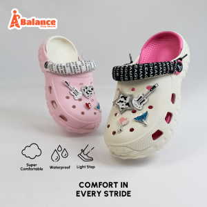 Air-Balance Sandal Baim Anak Lucu Sendal Slop Fuji Karet Jelly Empuk Tebal Anak Laki Perempuan 801-K