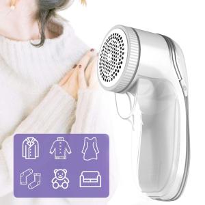Lint Remover Fabric Shaver Portable Fabric Defuzzer Sweater Shaver Replaceable Stainless Steel Blade Dual Protection for Clot