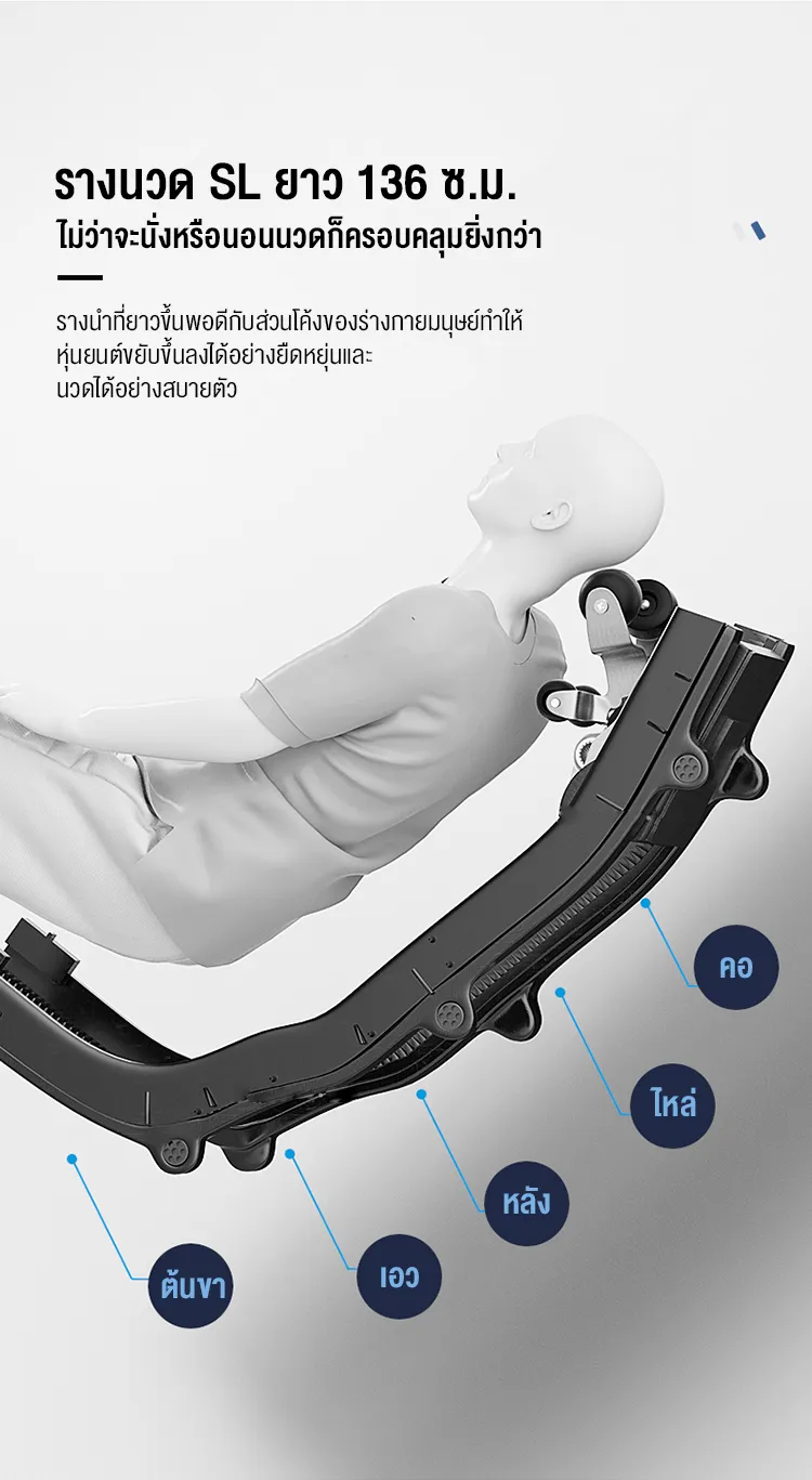 XUTI XT239 เก้าอี้นวดไฟฟ้า SL Track 4D Full Body Massage Chair Zero Gravity folding recliner zero gravity chair เก้าอี้ไฟฟ้า โซฟานวดไฟฟ้า เกรดพรีเมี่ยม ผ่อนคลายขั้นสุด