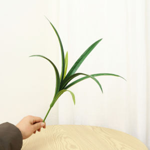 ต้นซิมบิเดียมเทียมสีเขียวต้นไม้ตกแต่งบ้านสำหรับตกแต่งบ้านงานปาร์ตี้ของตกแต่งงานแต่งงานโรงแรมมอลล์