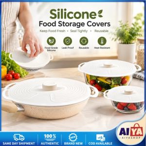 Practical Heat-resistant Silicone Lid Dust-proof Anti Splatter Microwave Splash Lid Sealed with Handle Bowl Lid Plate