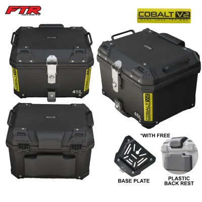 FTR Premium Top Box - COBALT V2 45L Capacity for Motorcycles | MotorChoice 888