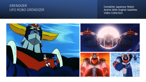 32GB Flash Drive with GRENDIZER UFO Mecha Robot Animated Anime Series Complete 74 Episodes with English Subtitles with Free Surprise Gift & OTG Connector