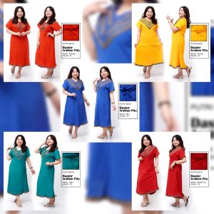 DASTER ARAB JUMBO / DASTER ARAB BIG SIZE RAYON KUALITAS BAGUS HARGA MURAH MERAH BIRU HIJAU ORANGE KUNING BIG SIZE / DASTER JUMBO