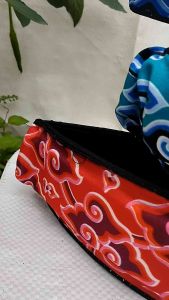 Iket kepala praktis motif batik/totopong/iket mahkutawangsa