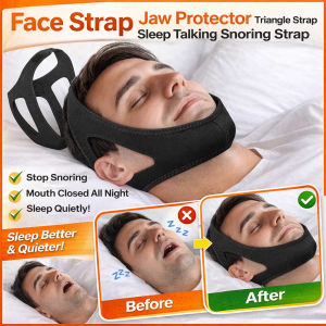 Anti Snoring Belt Triangle Chin Strap to Stop Snoring Adjustable Nose Snoring Belt Breath Health Snore Stop Bandage Sleep Aid 三角形下巴托止鼾带